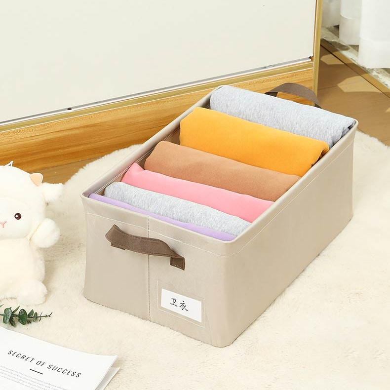 Fabric Storage Box Wardrobe Organizer Clothes Collapsible Clothes Organizer Box for Jeans