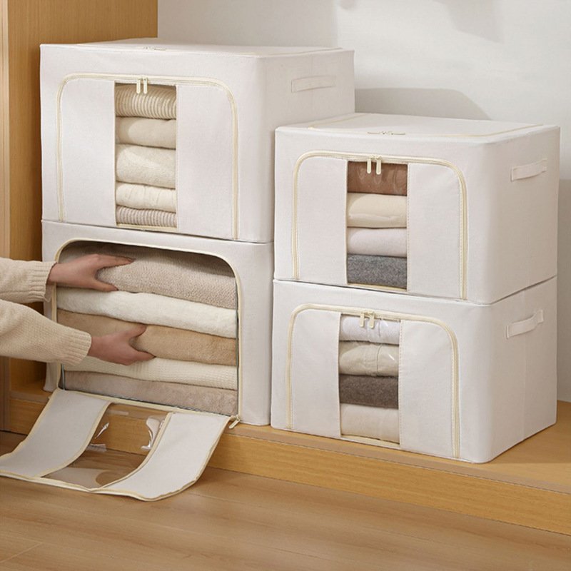 Steel frame support Closet Organizer Oxford Collapsible Storage Box Portable Clothes Storage Box And Bins