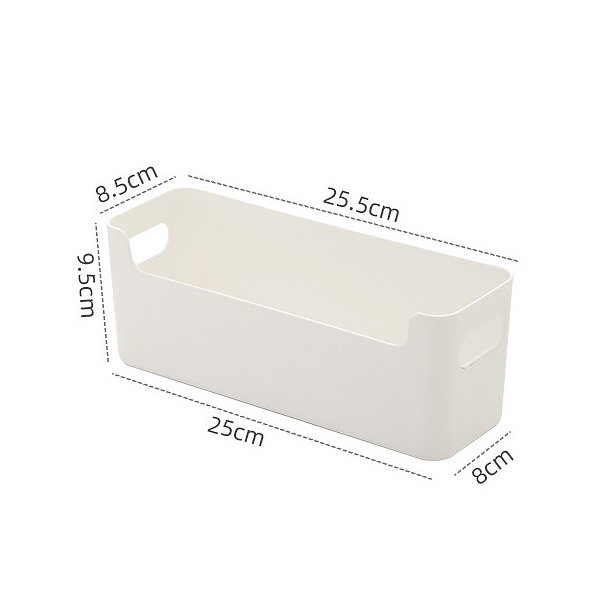 Hot Selling Plastic White Kitchen Desktop Pantry Bin Storage Organizer for Home plastic stackable storage box with handle