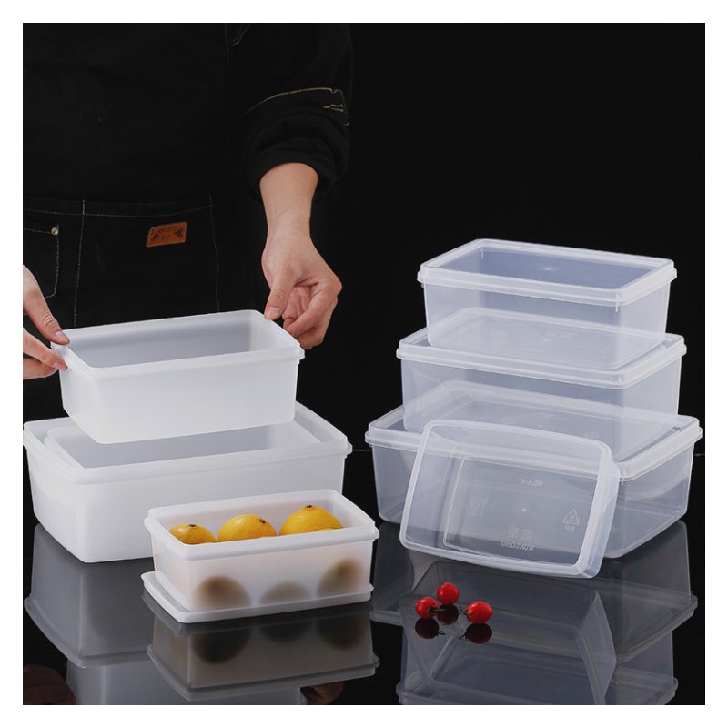High Quality Airtight Bulk Transparent Plastic Food Storage Container Fresh keeper Box Set With Lids