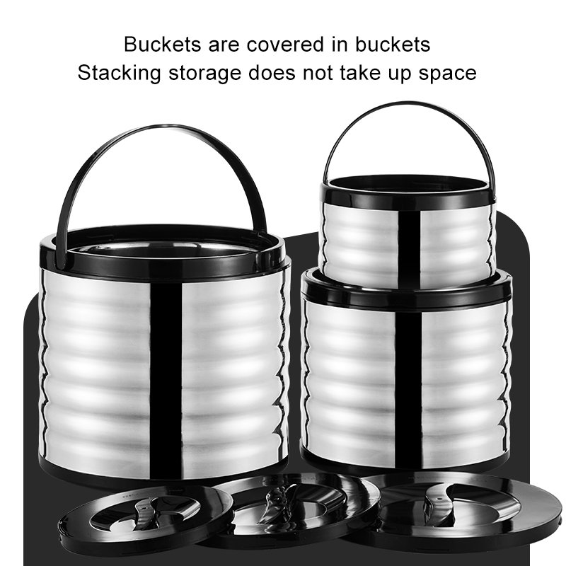3pcs Set Thermos Food Storage & Container Premium Quality Eco Metal Molding Portable Stainless Steel for Home Kitchen CLASSIC