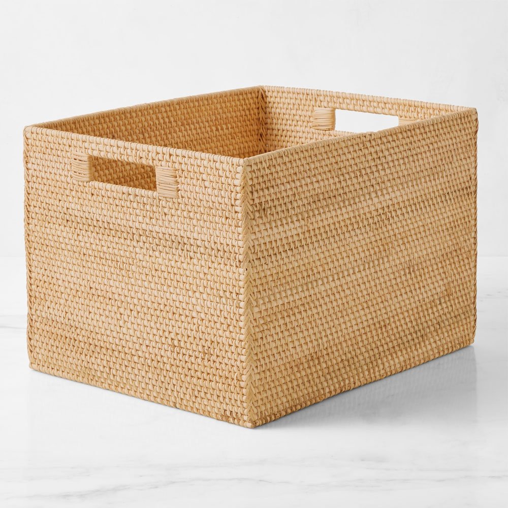 Eco Friendly Natural Rattan Storage Container/ Storage Basket For Home Decoration Wholesale From Vietnam