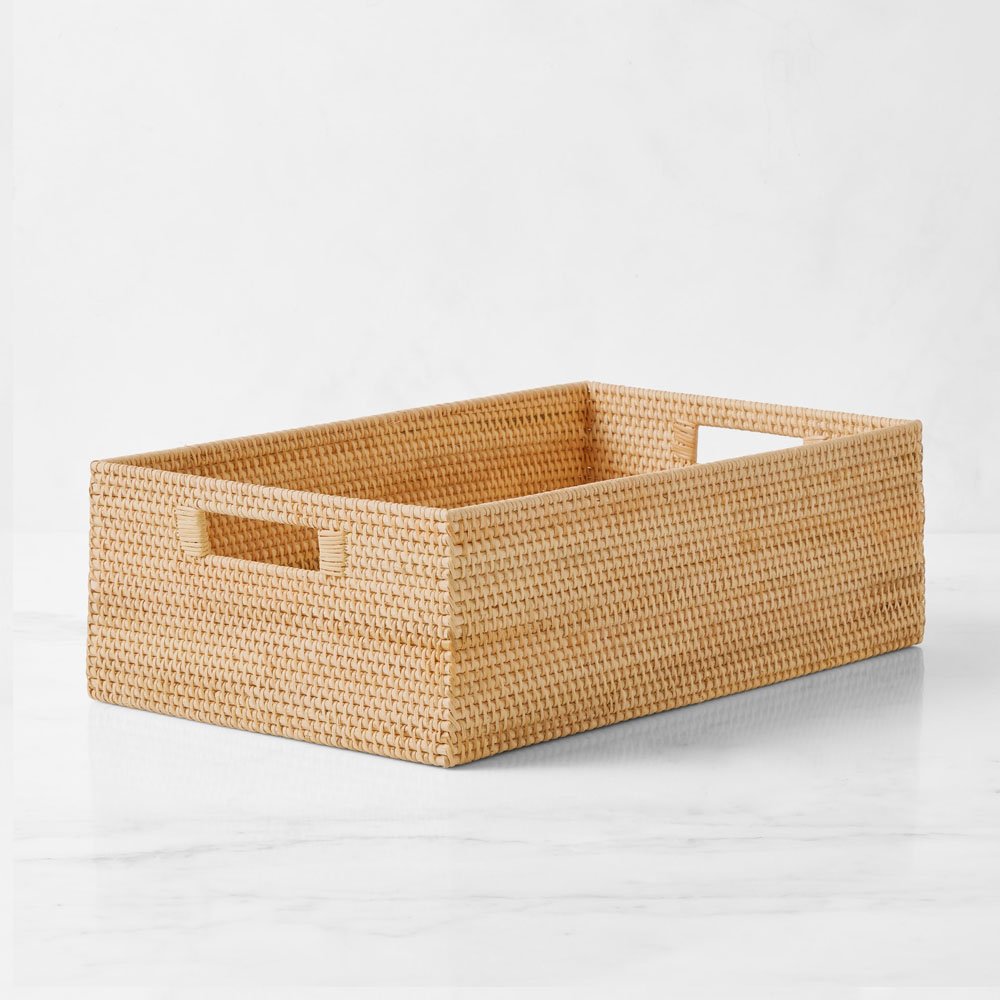 Eco Friendly Natural Rattan Storage Container/ Storage Basket For Home Decoration Wholesale From Vietnam
