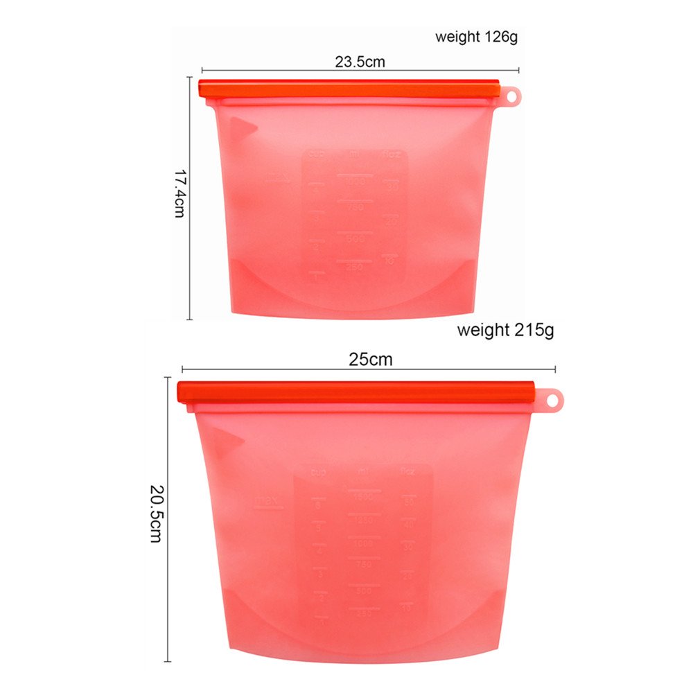 2020 New Design Reusable Eco Friendly Food Storage Environmentally Sealed silicone baby food bag