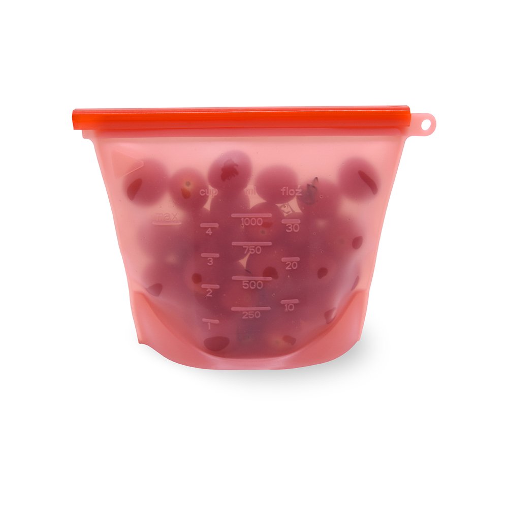 2020 New Design Reusable Eco Friendly Food Storage Environmentally Sealed silicone baby food bag