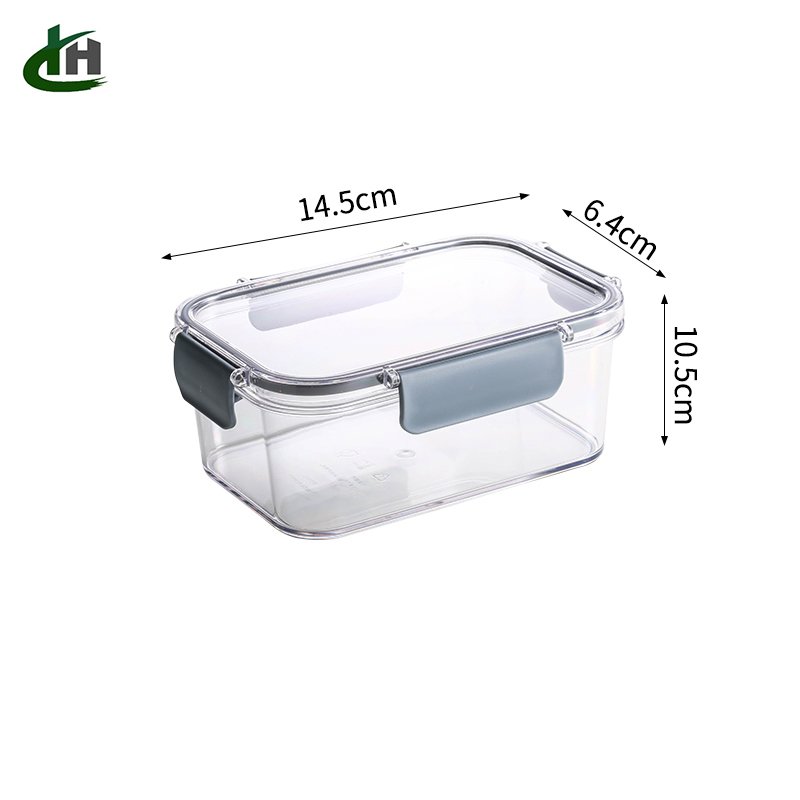The new kitchen refrigerator fresh-keeping box lunch box sealed fruit and vegetable storage lunch box separated