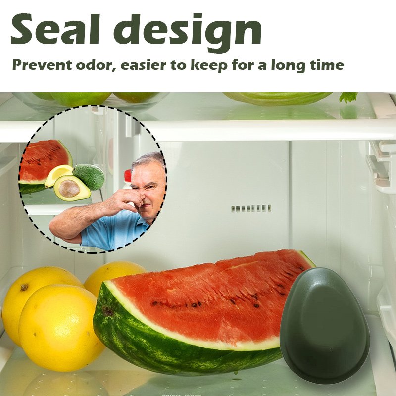 BPA Free Plastic Avocado Sealed Crisper Avocado Fresh-keeping Box Fruit Vegetable Refrigerator Freezer Storage Container Box