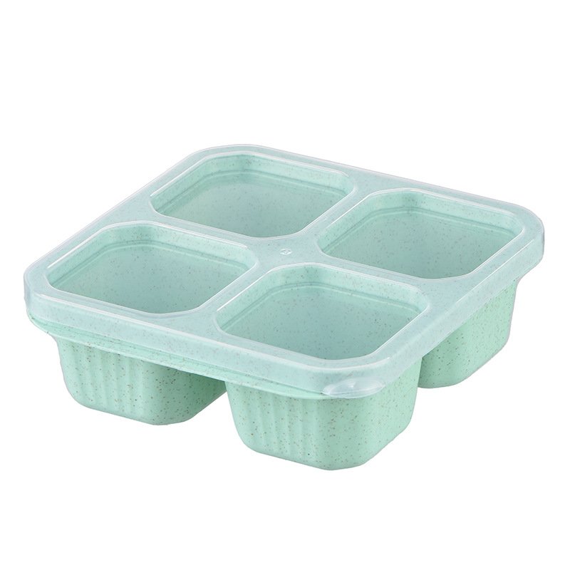 4-in-1 High Borosil Food Storage Containers Modern Transparent Lids Thermal Snack Box Meal Prep Party Customizable 3L Capacity