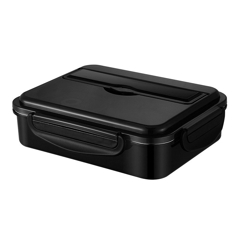304 Food Grade Stainless Steel Lunch Box Dual Tier Square Insulated Bags Leak-Proof Easy Carry Big Capacity Bento Lunch Box