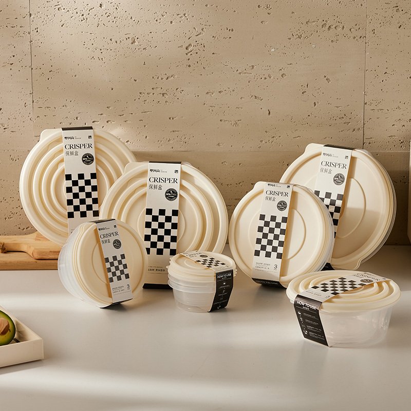 BPA FREE Plastic Food Container Storage Preservation Container Nesting Food Storage Containers Set