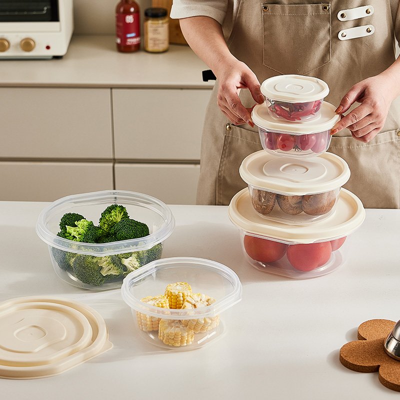 BPA FREE Plastic Food Container Storage Preservation Container Nesting Food Storage Containers Set