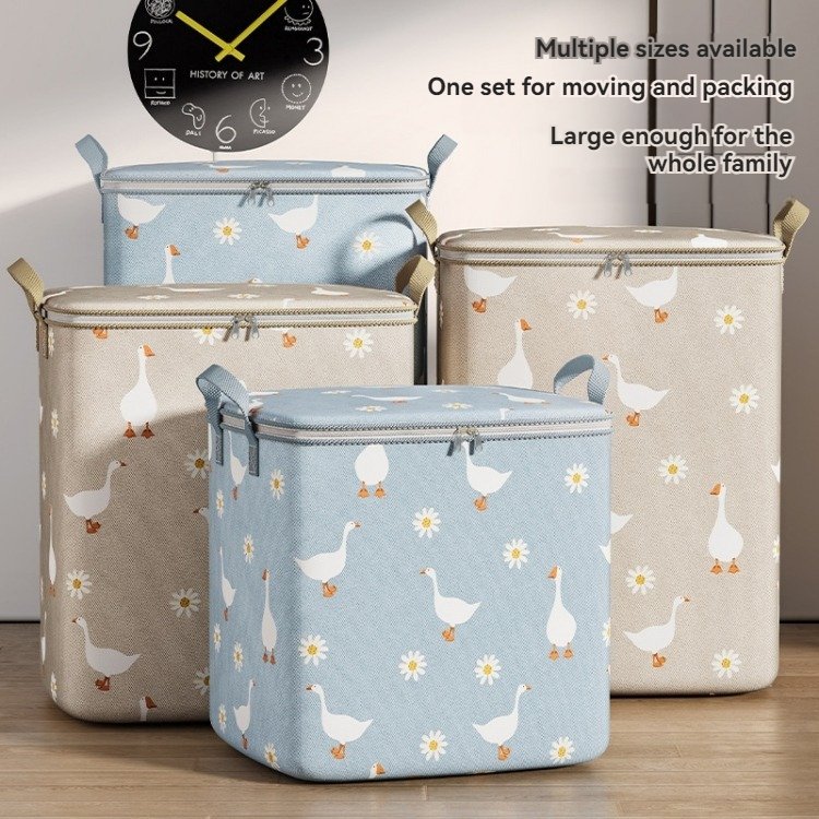Large Oxford Luggage Home Storage Box Clothes Quilt Blanket Wardrobe Organizer Moving House Storage Bag