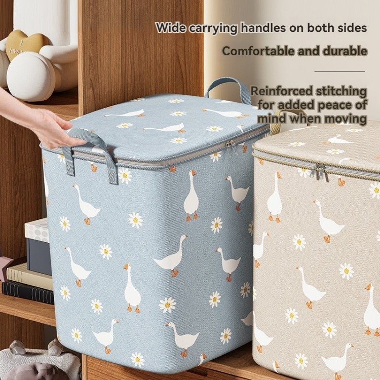 Large Oxford Luggage Home Storage Box Clothes Quilt Blanket Wardrobe Organizer Moving House Storage Bag