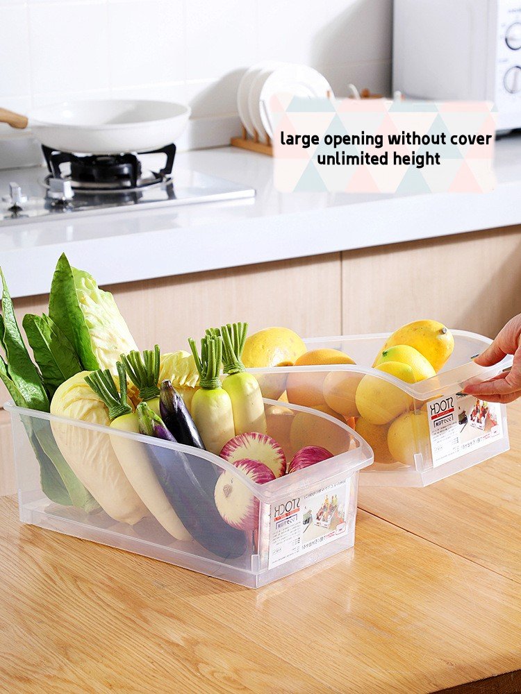 Drawer Refrigerator Food Box Kitchen Fruit Vegetable Egg Box Refrigerated Preservation Food Grade Storage Box