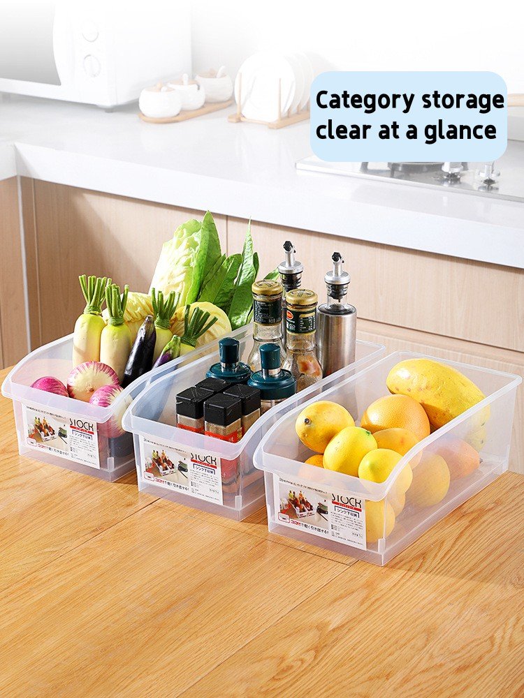 Drawer Refrigerator Food Box Kitchen Fruit Vegetable Egg Box Refrigerated Preservation Food Grade Storage Box
