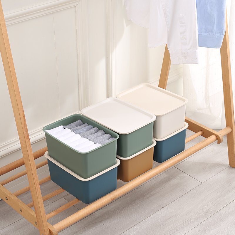 OEM China Wholesale Clothes Plastic Storage Box Stackable Bins