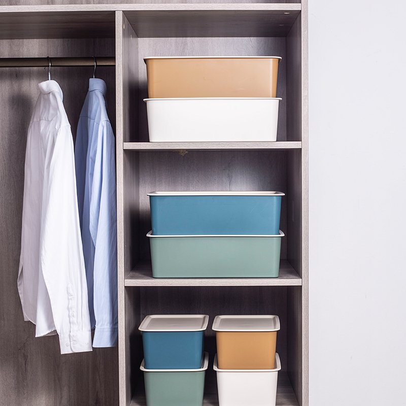 OEM China Wholesale Clothes Plastic Storage Box Stackable Bins