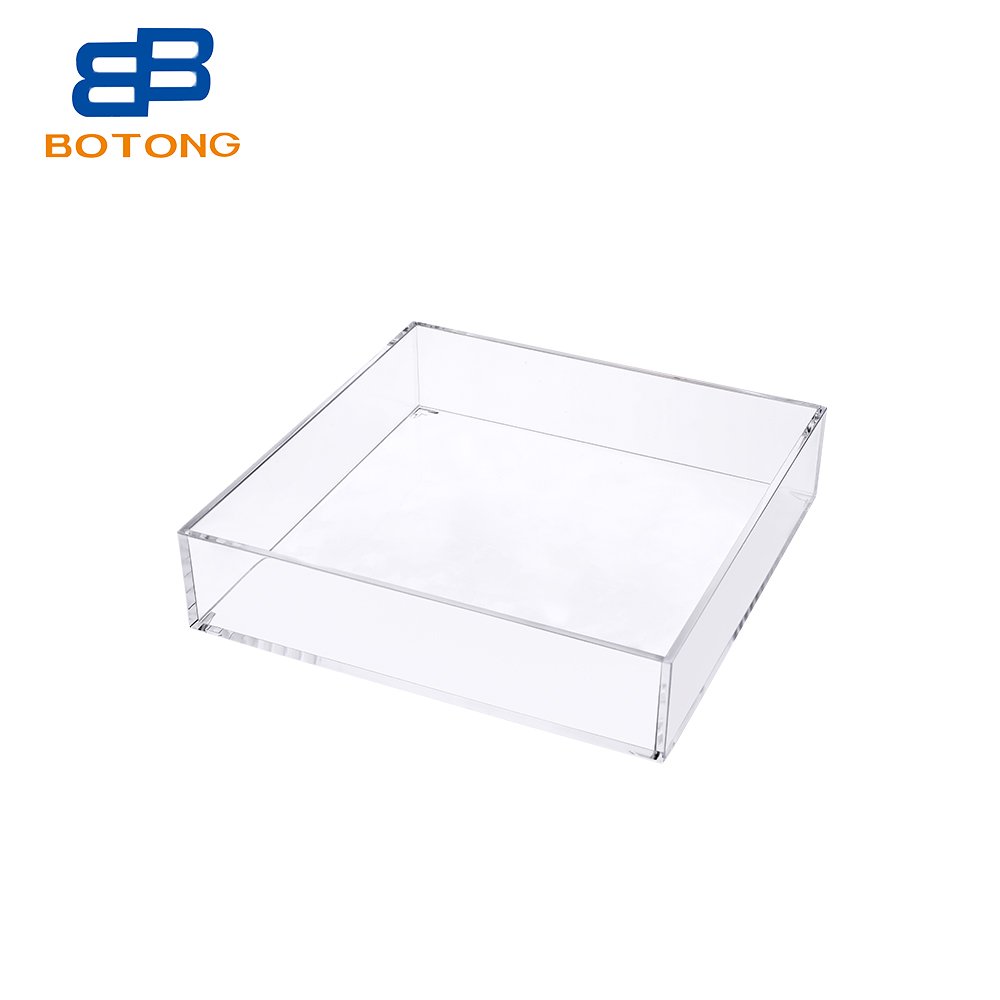 Factory Wholesale Beauty Clear Acrylic Cosmetics Organizer Makeup Organizers Cosmetic Storage Box Brush Holder Brush Organizer
