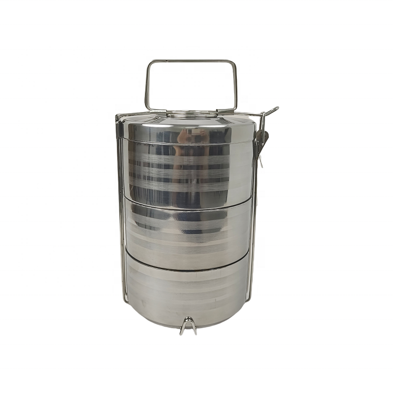 Market hot multi-gauge stainless steel multi-layer bento box Food storage box camping school
