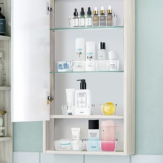 Rectangle Stackable Clear Plastic Storage Boxes for Home Kitchen Food Storage for Refrigerators