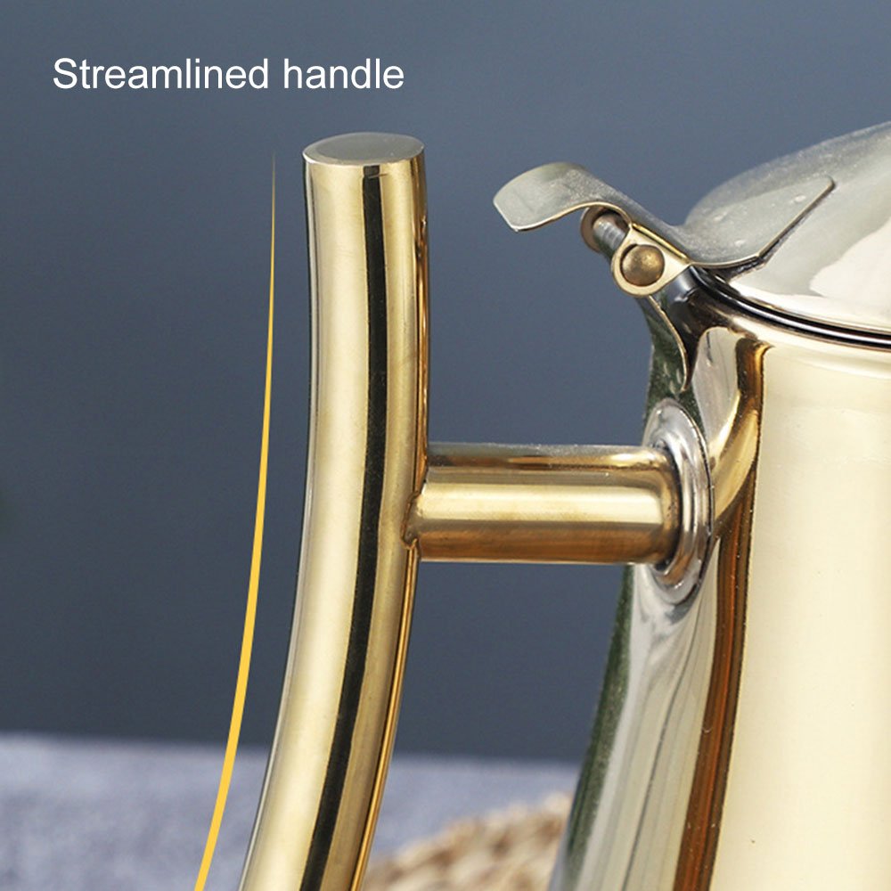 Wholesale classy different color tea kettle stainless steel coffee kettle
