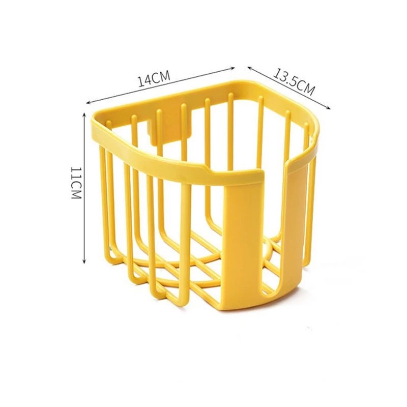 Punch Free Toilet Paper Shelf Bathroom Kitchen Tissue Box Wall Mounted Sticky Paper Storage Box Toilet Paper Holder