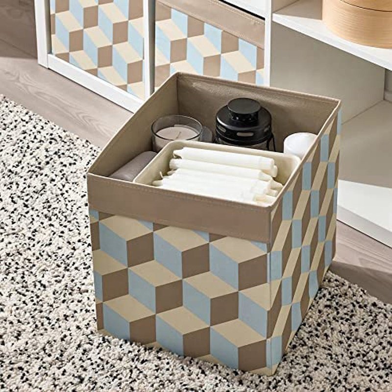 Hot Selling Chinese Houseware Cloth Storage Box Foldable Fabric Cube Storage Bin
