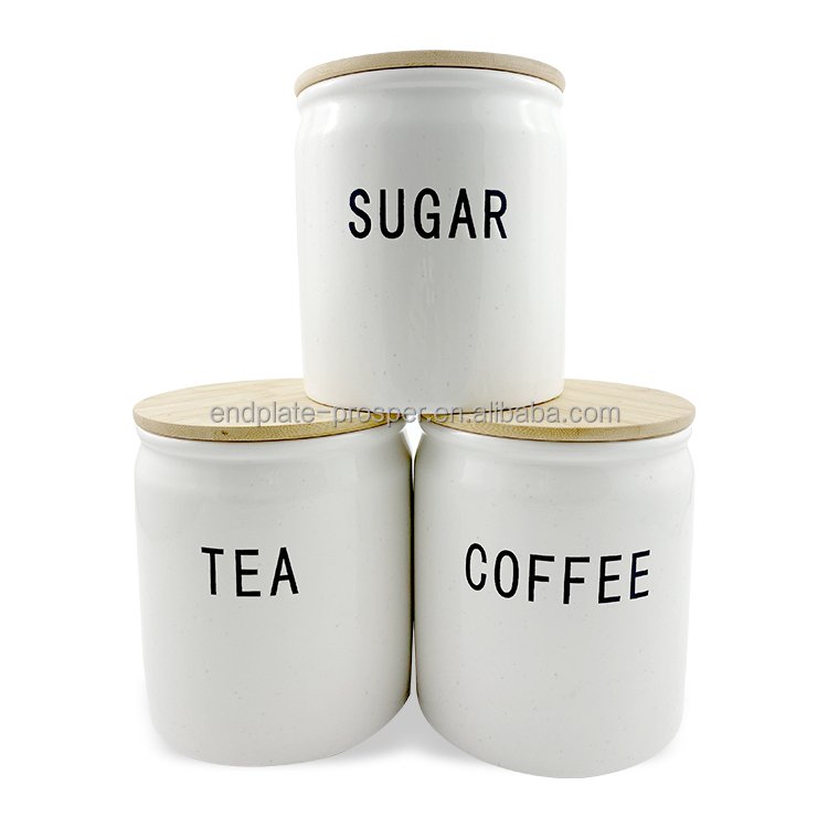OEM Food grade food storage jar food storage storage jar canister white