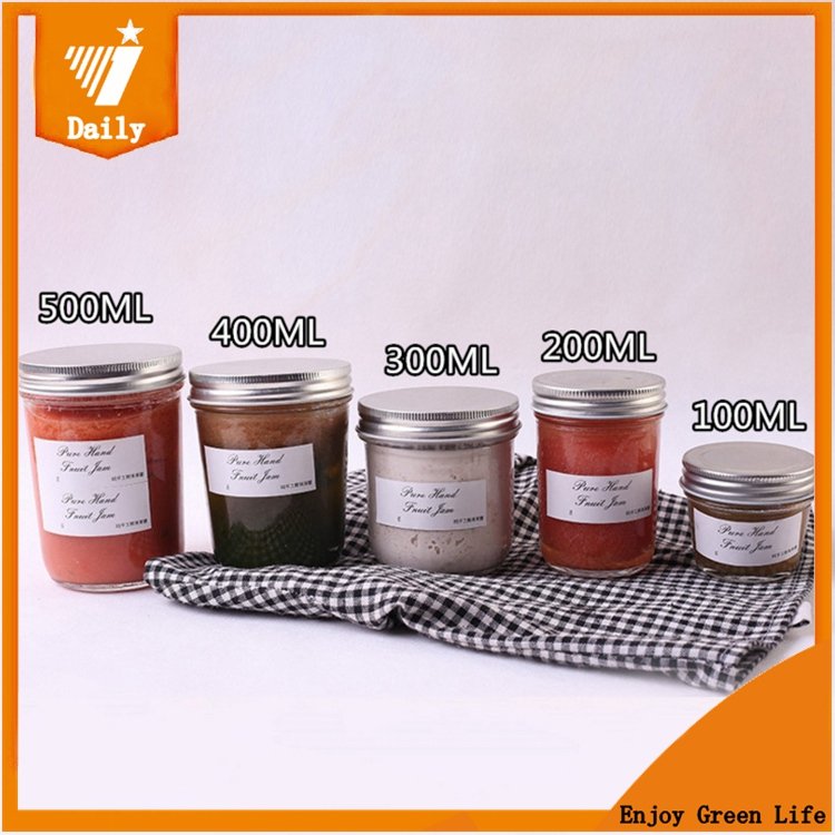 100 200 300 400 500ml glass Baby Food Storage jar