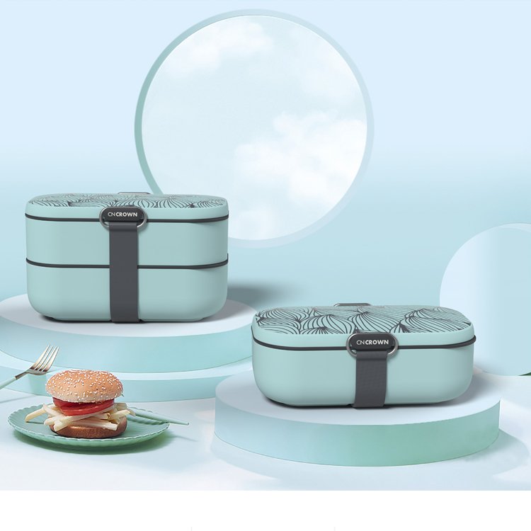 New Products 1300ml PLA Lunch Box Food Storage Container Custom Bento Box