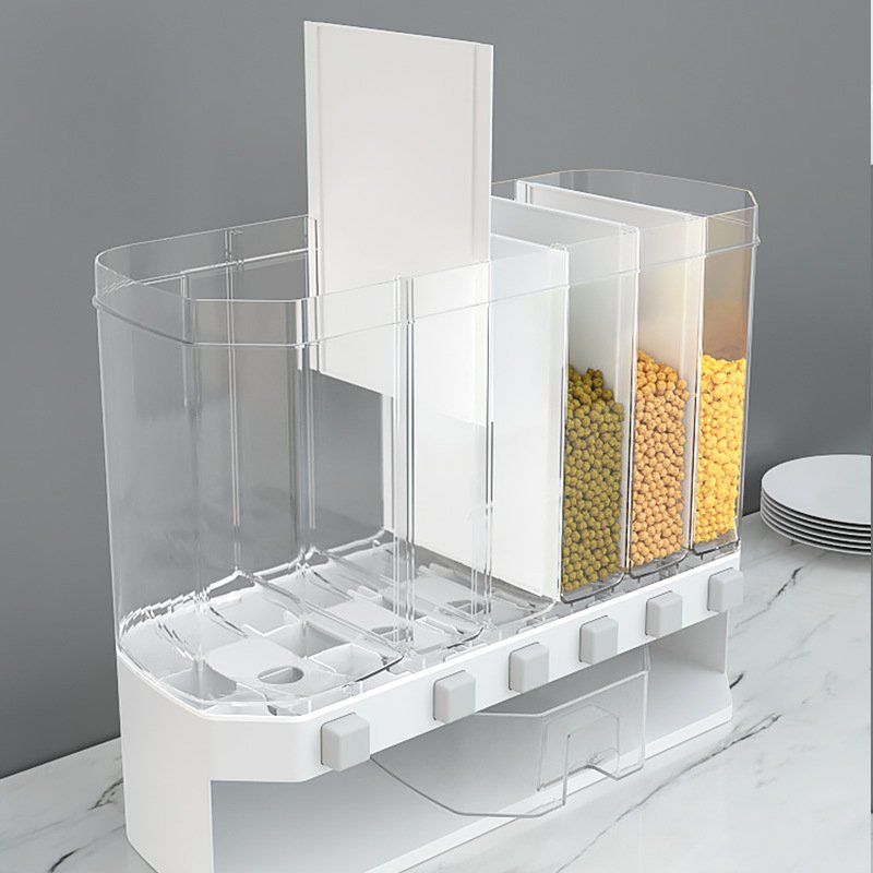 Factory Wholesale PP Large Capacity Rice Box Multifunction Rice Dispenser Storage Container