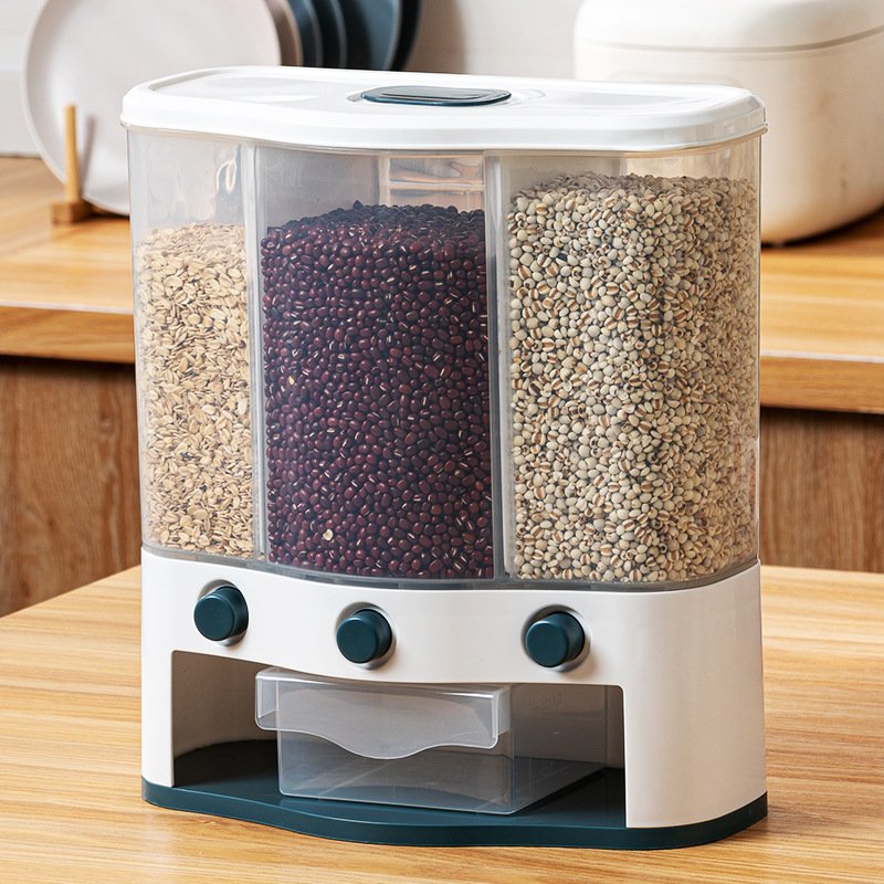 New Rice Storage Container Containers Plastic Food Containers Pantry Storage Bins for Organizer Kitchen