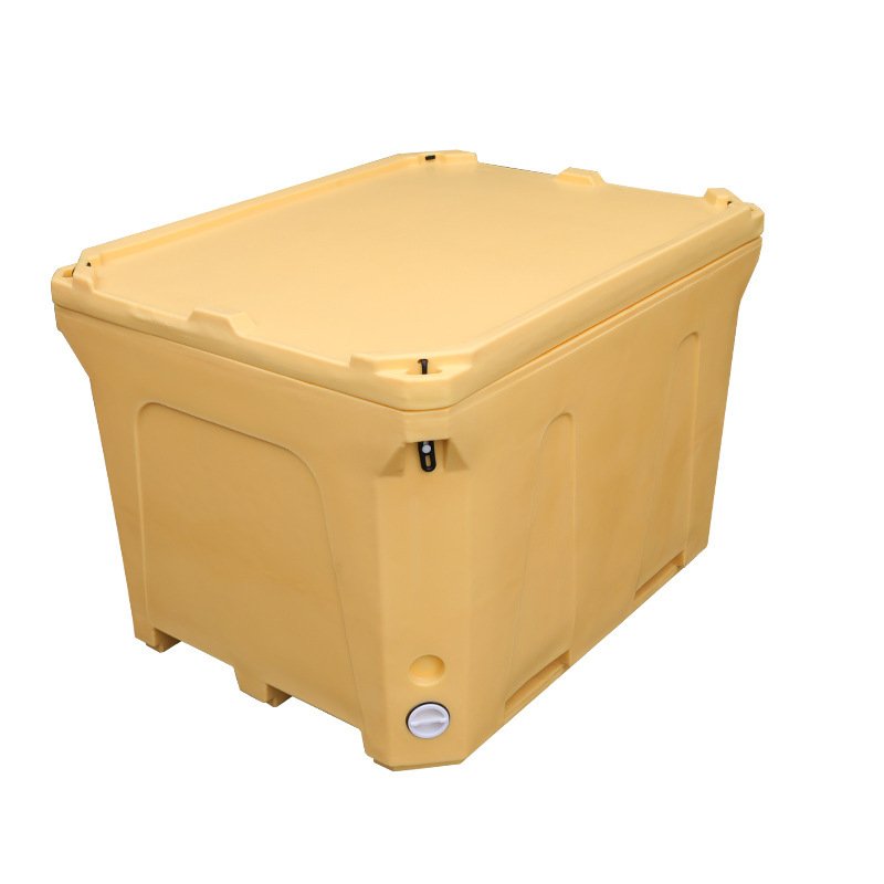 L1230*W1030*H667mm LLDPE Large Capacity Food Seafood Storage Turnover Insulated Plastic Container for fish