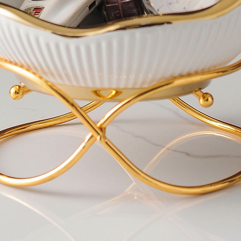 Creative Ceramic Key Storage Box Display Home Decoration Desktop Storage Bowl for Organizing Keys and Small Items