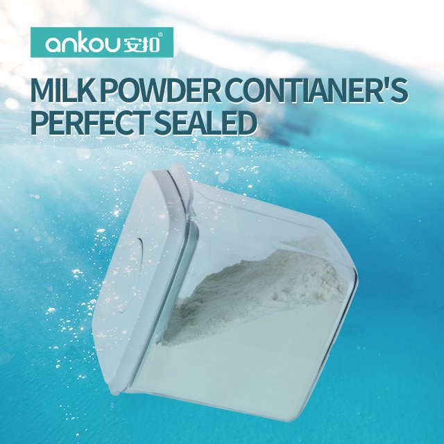 Eco-friendly Airtight Pantry Rice Cereal Food Container POP Button Container Airtight Multipurpose Plastic Food Container