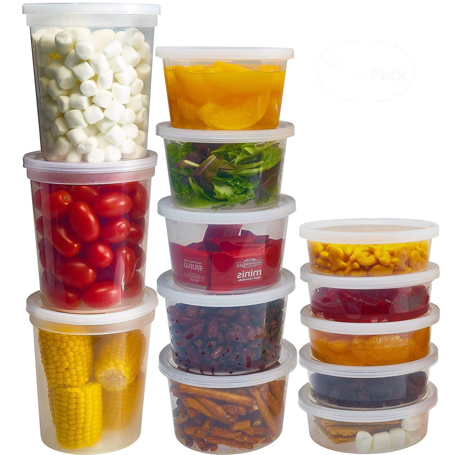 32oz Factory Microwave Disposable Noodle Deli Container Plastic Takeaway Hot Soup Container With Lids