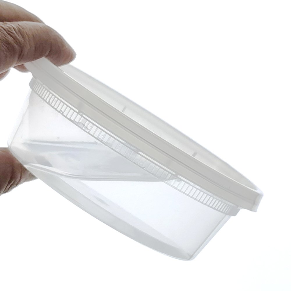 32oz Factory Microwave Disposable Noodle Deli Container Plastic Takeaway Hot Soup Container With Lids