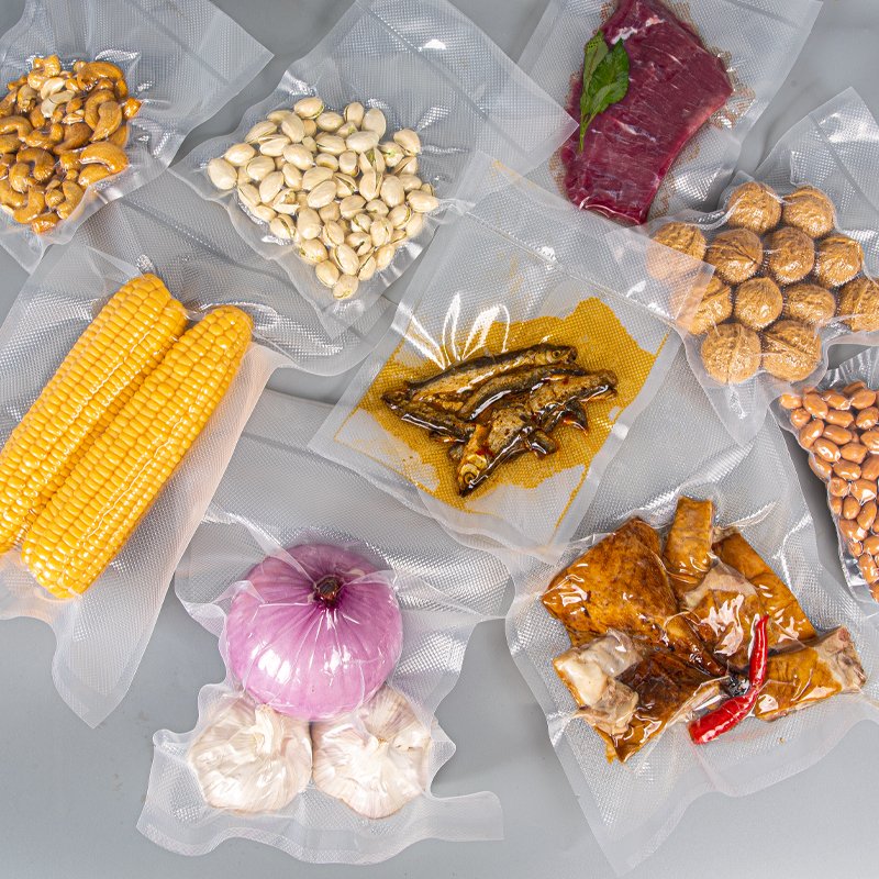 Wholesales customized reusable PA+PE BPA free safety food vacuum packing roll set