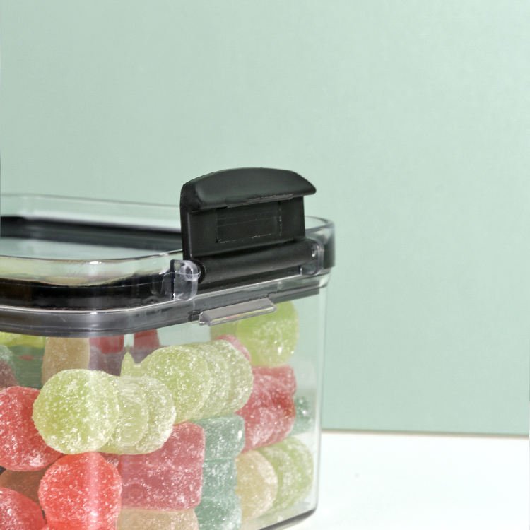 4 Pack Large Plastic Sealed Cans Air Tight Dry 24 PCS Food Storage Container Organizer Box PP Kitchen Food Containers For Sugar