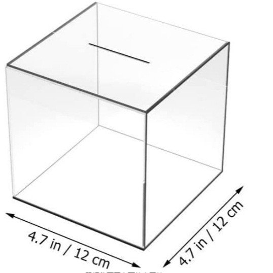 Piggy Bank Coin Storage Box Piggy Bank With Transparent Acrylic That Cannot Be Opened Money Bank Savings Coin Jar