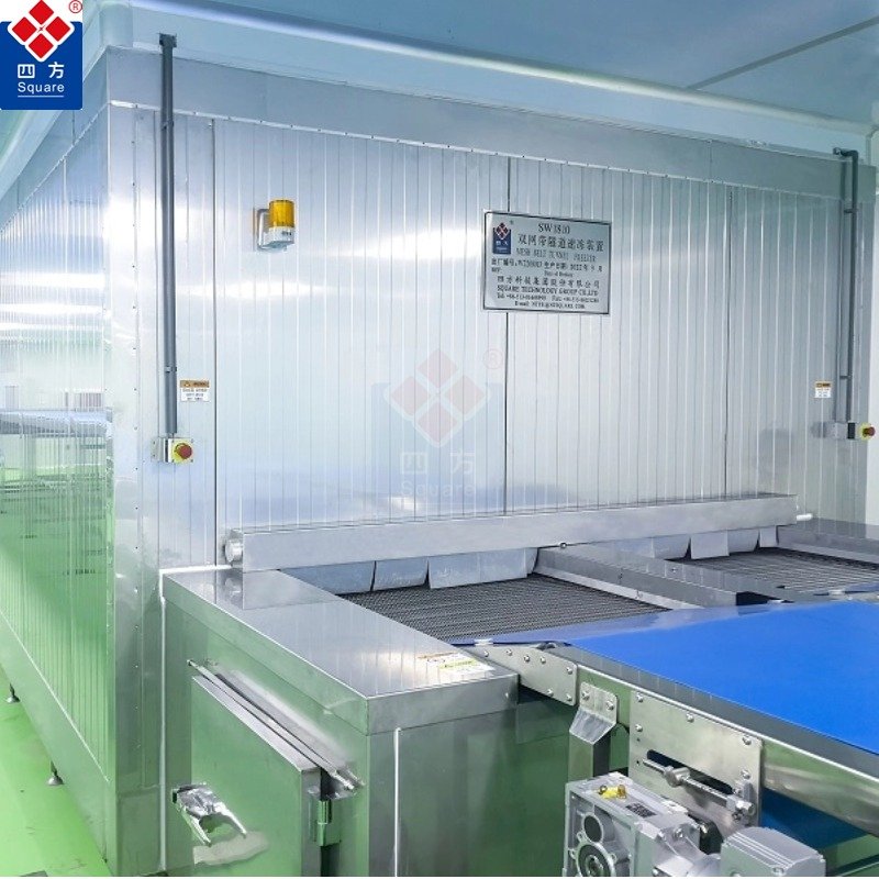 SQUARE Manufacturer Price Freeze Meat Fish Industrial Tunnel Freezer For Sale