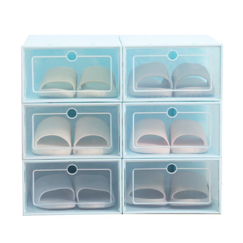 Wholesale Stackable Clear Transparent Shoe Box Hot Selling Custom Plastic Shoe Organizer Box For Sneakers