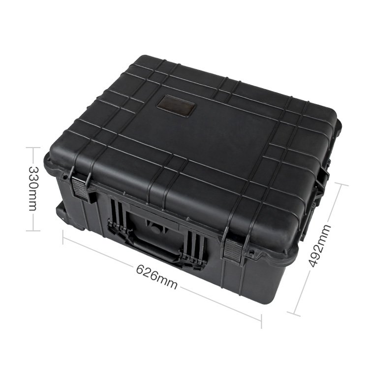 Big Heavy Duty Tool Carrying Plastic Equipment Storage Box IP67 Shockproof Foam Case