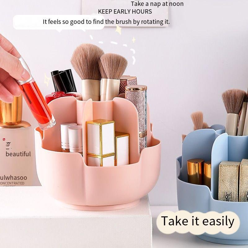 Good Price Large Capacity 360-Degree Rotating Pencil Pen Holder Desktop Storage Box For Student