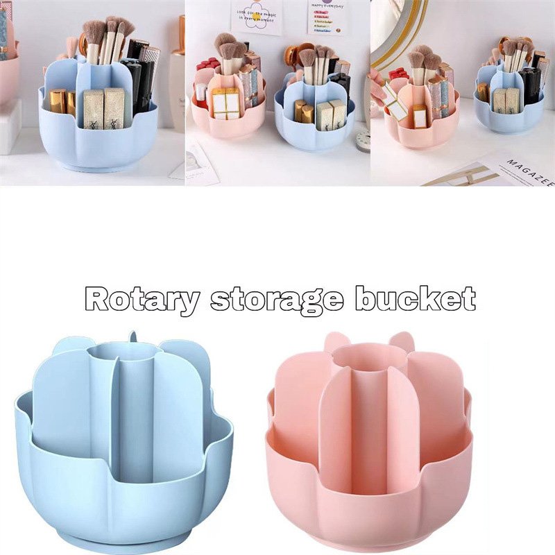Good Price Large Capacity 360-Degree Rotating Pencil Pen Holder Desktop Storage Box For Student