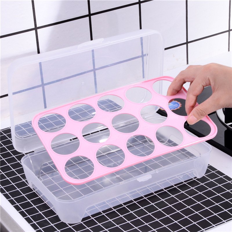 Choice Fun Food Storage Container PP Refrigerator Egg Storage Box Transparent Storage Boxes & Bins Plastic Container PET Modern