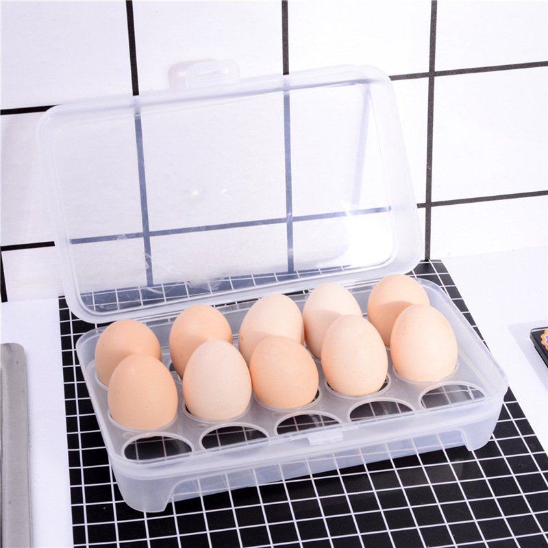 Choice Fun Food Storage Container PP Refrigerator Egg Storage Box Transparent Storage Boxes & Bins Plastic Container PET Modern