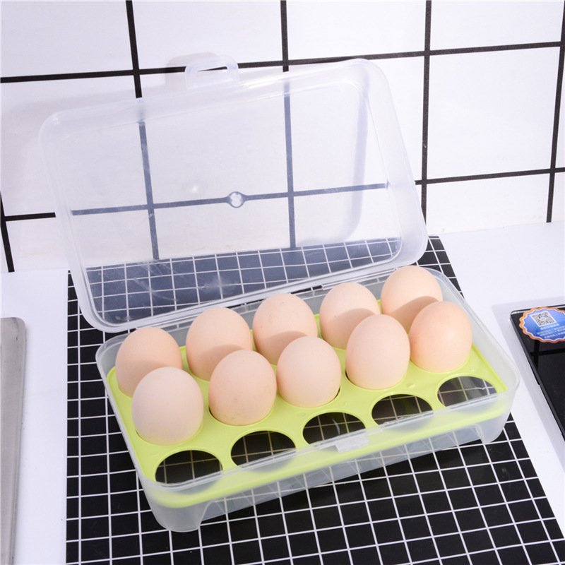 Choice Fun Food Storage Container PP Refrigerator Egg Storage Box Transparent Storage Boxes & Bins Plastic Container PET Modern