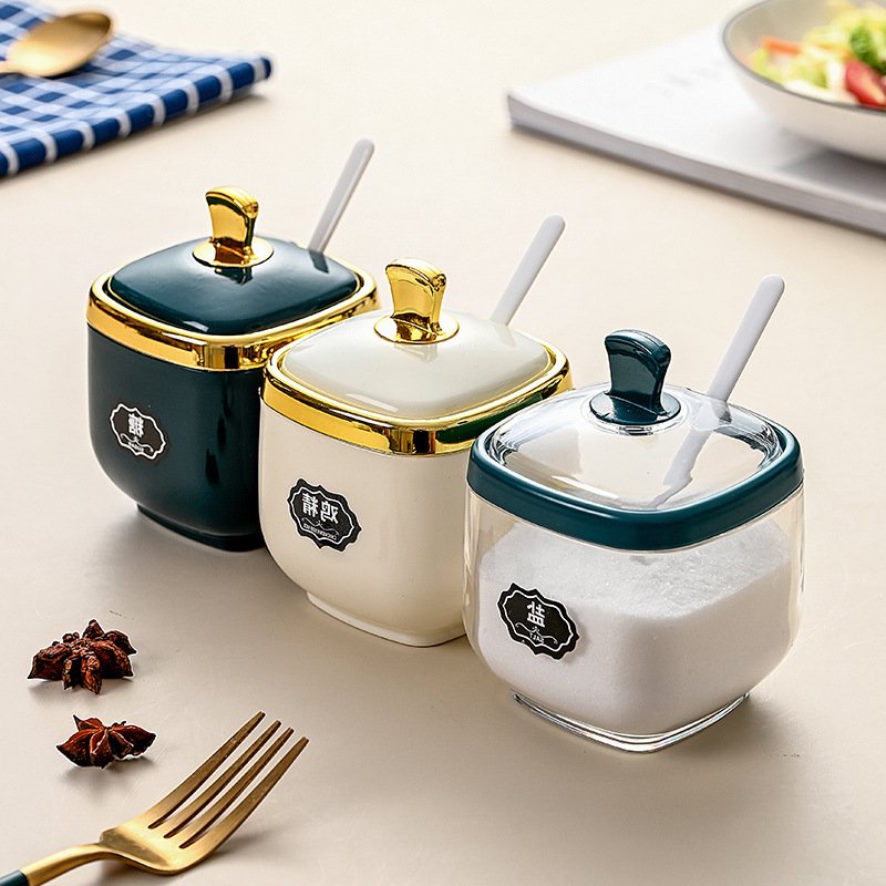 Household combination kitchen storage box seasoning bottle monosodium glutamate salt tank seasoning tank