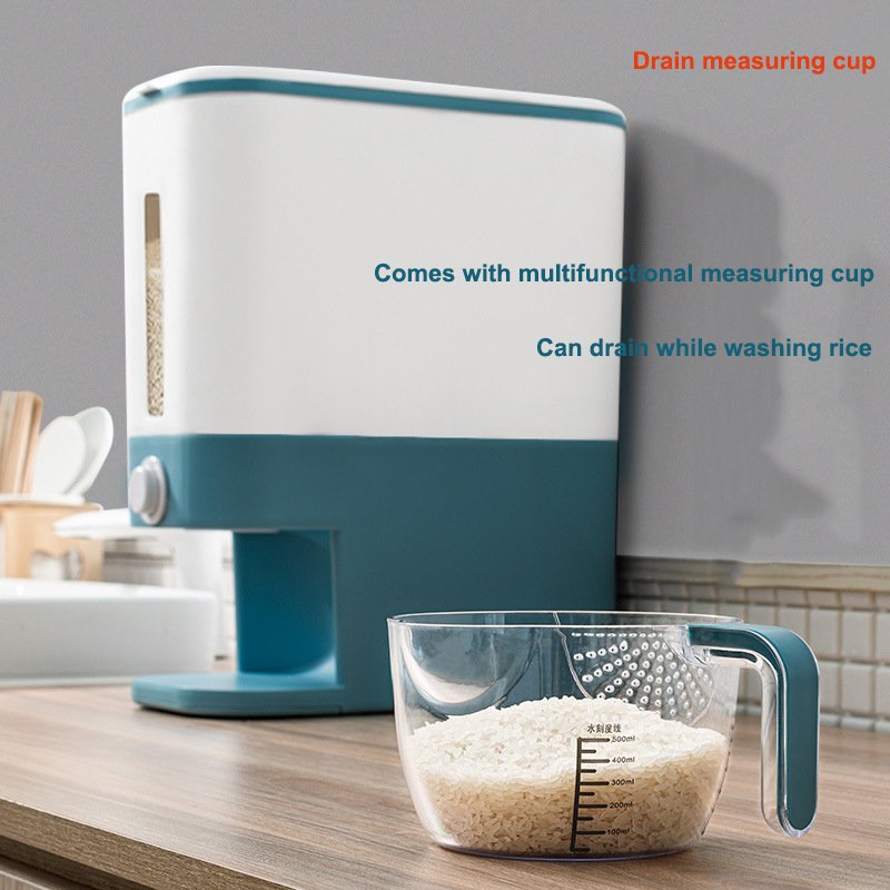 Thicken Rice Dispenser 12KG Household Sealed Insect And Moisture Proof Rice Dispenser Storage Container Rice box